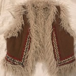Free People Reversible Fur Vest